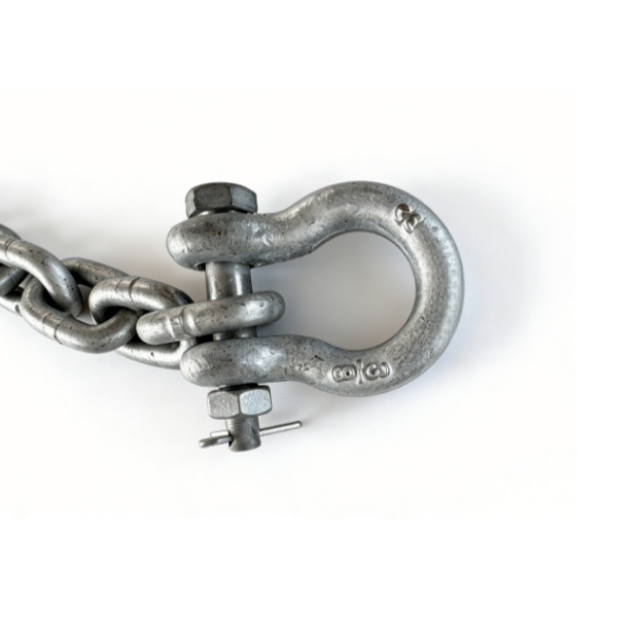 Steel Forging Sling Hook Bolt Shackle Heavy Duty Securing Chains