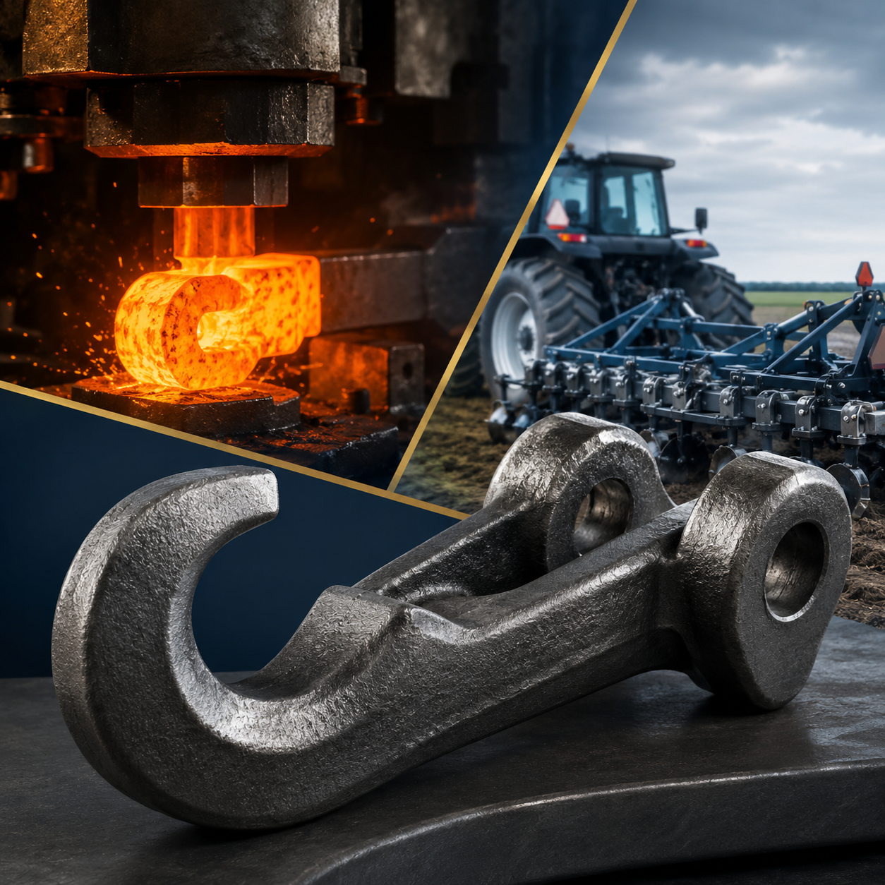 Advantages of Forging Parts in Agricultural Machinery Applications