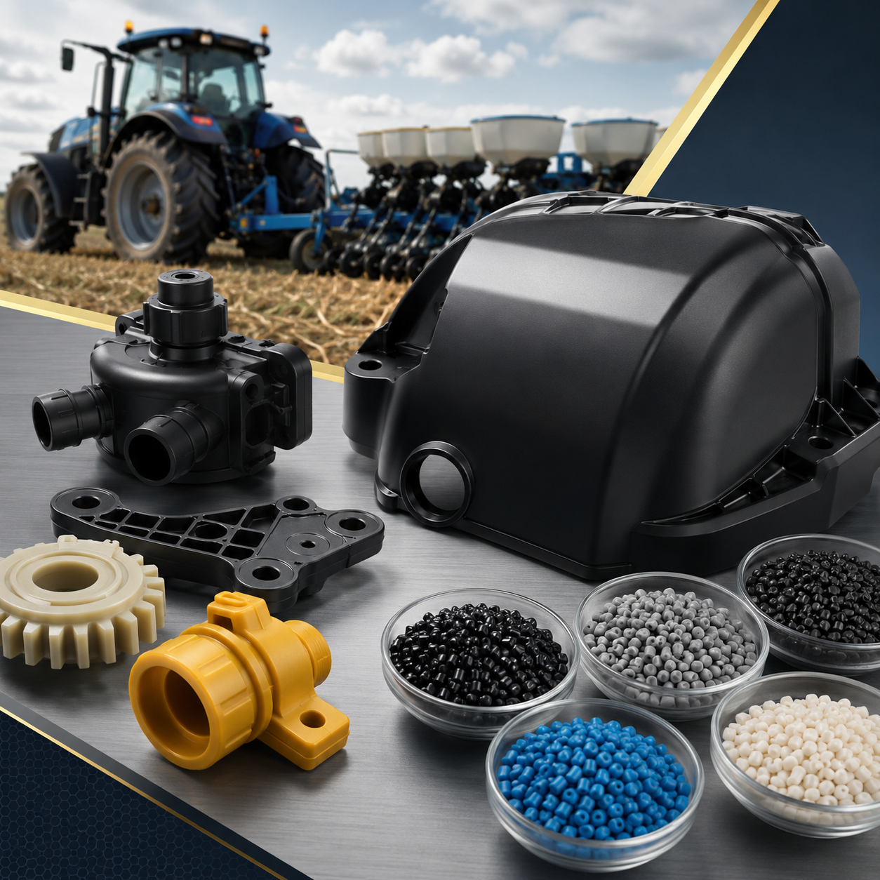 Material Selection for Plastic Injection Parts Used in Agriculture