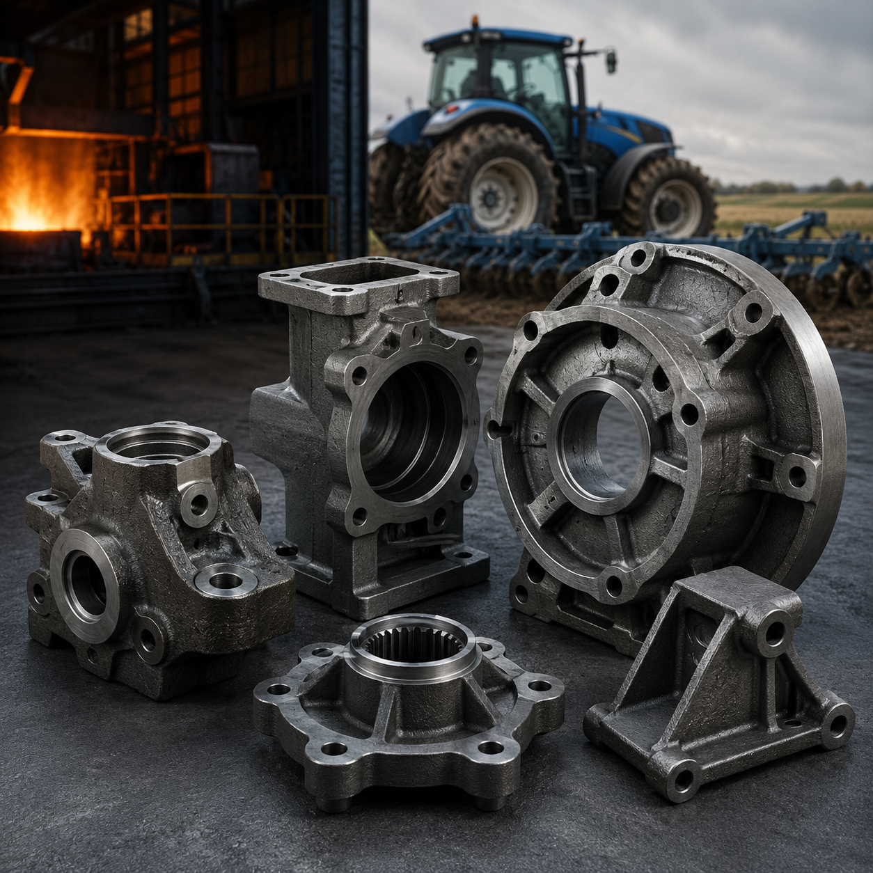 Custom Casting Parts Designed for Heavy-Duty Farm Applications
